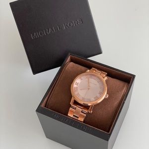Michael Kors Women's Norie Rose Gold-Tone Watch MK3561